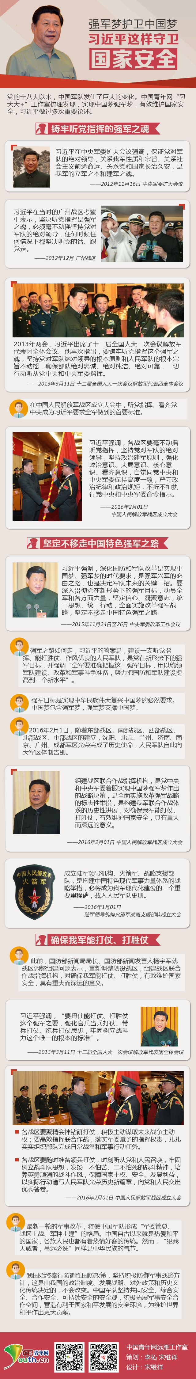 一圖讀懂強軍夢 習(xí)近平這樣守衛(wèi)國家安全 一圖讀懂強軍夢 習(xí)近平這樣守衛(wèi)國家安全