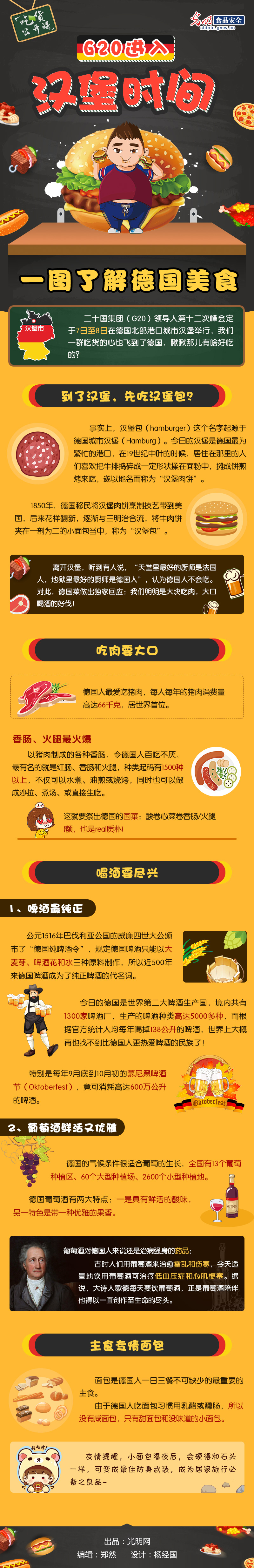 G20進(jìn)入“漢堡時(shí)間” 一圖了解德國(guó)美食